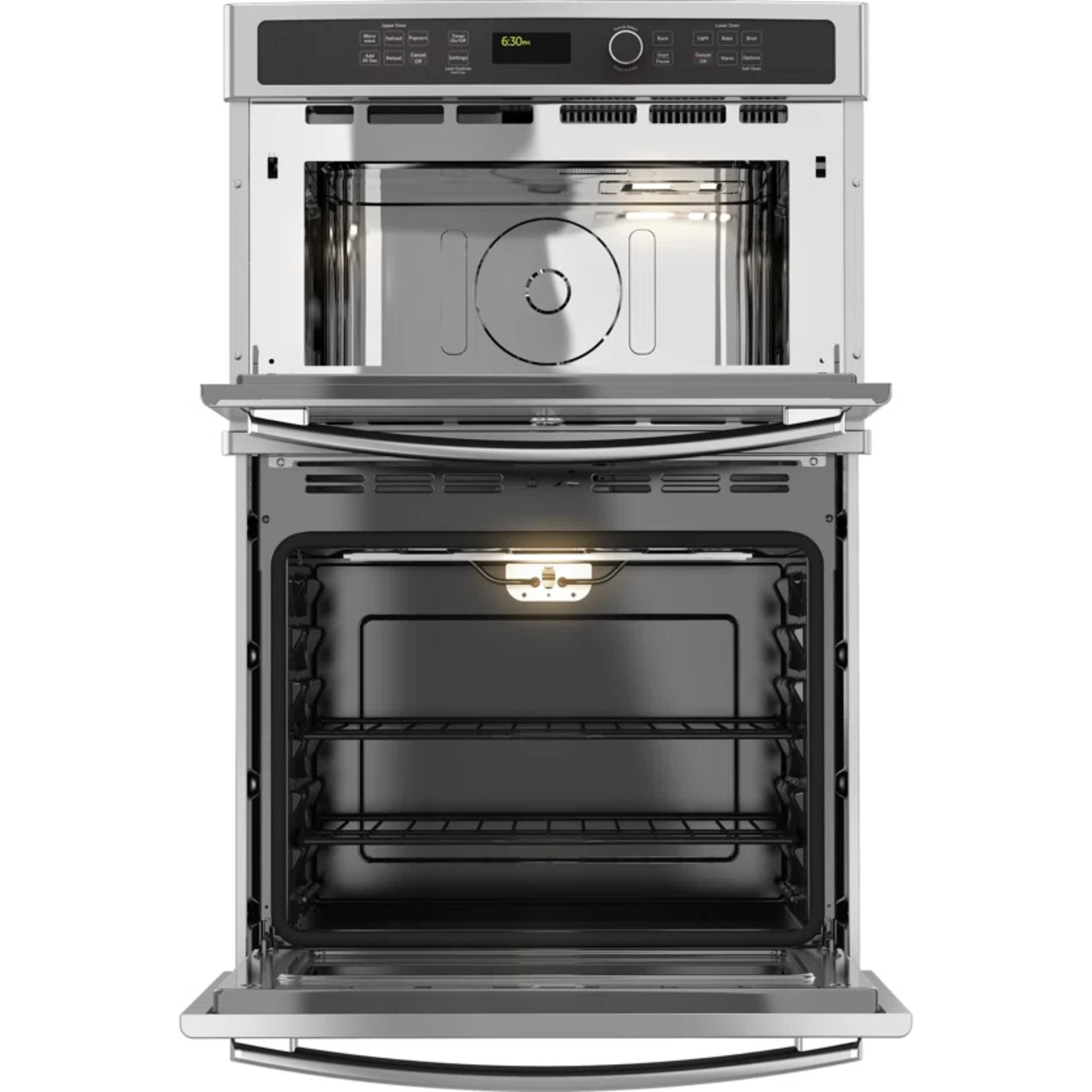 27" Self-Cleaning Electric Wall Oven with Built-In Microwave