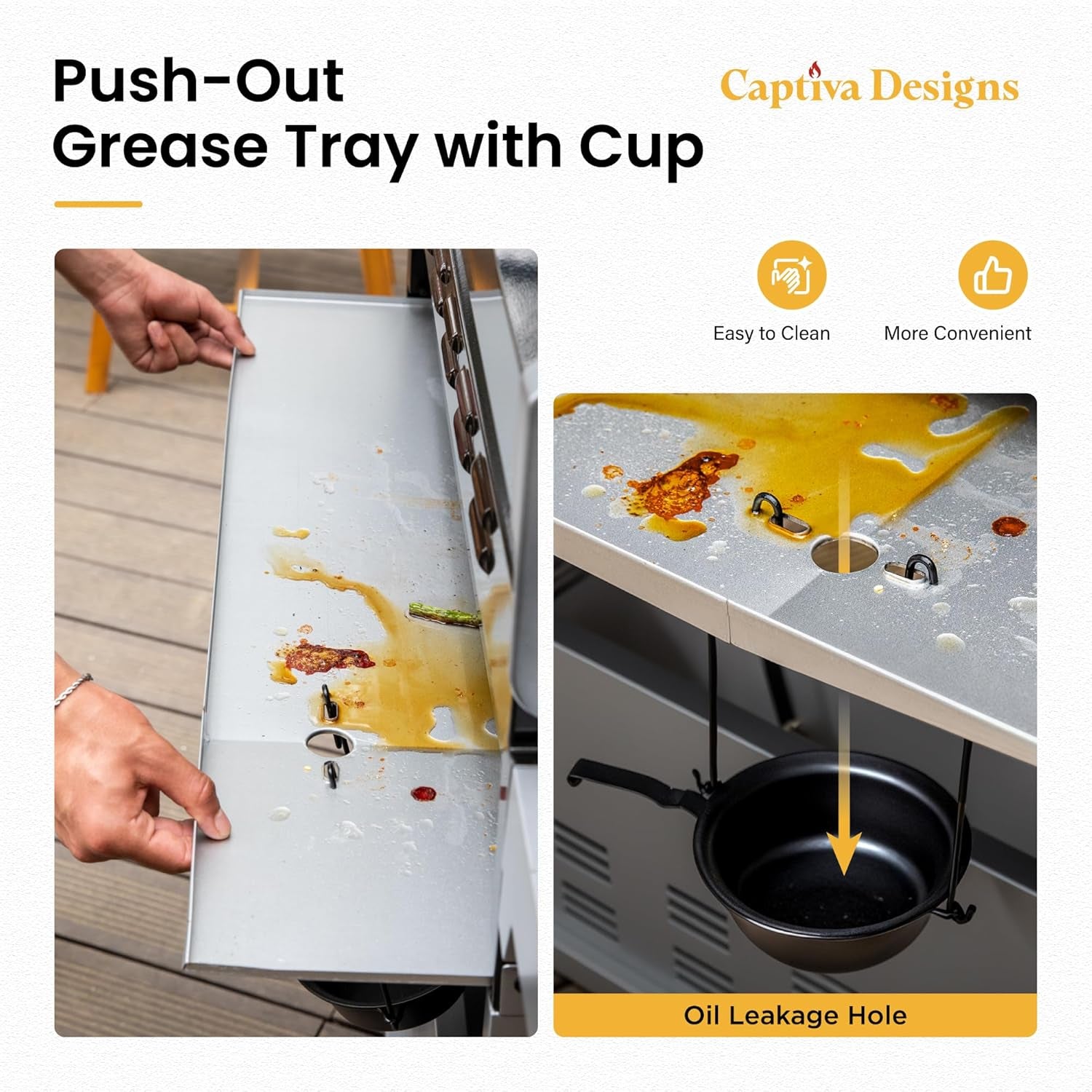 6-Burner Propane Gas BBQ Grill with Side Burner & Porcelain-Enameled Cast Iron Grate and Plate for Outdoor Barbucue Events, 52,000 BTU Output,740 SQ.IN. Cooking Area，Heavy Duty